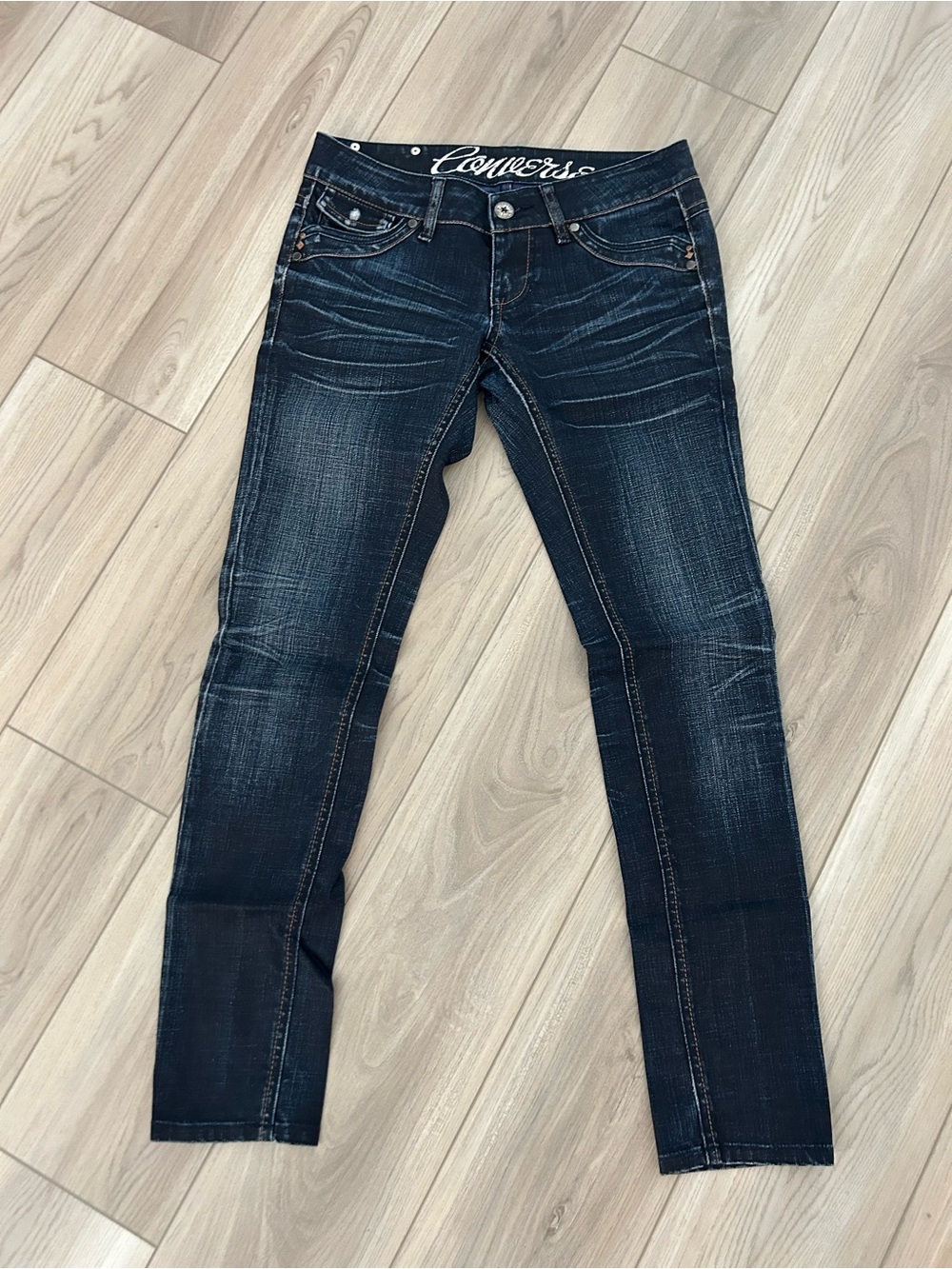 Converse Women's Skinny Dark Indigo Jeans